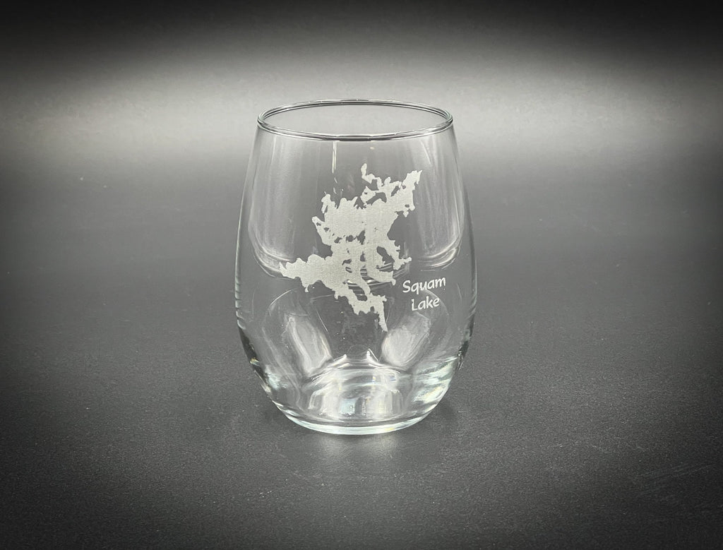 Squam Lake - New Hampshire - Lake Life - Stemless Wine Glass
