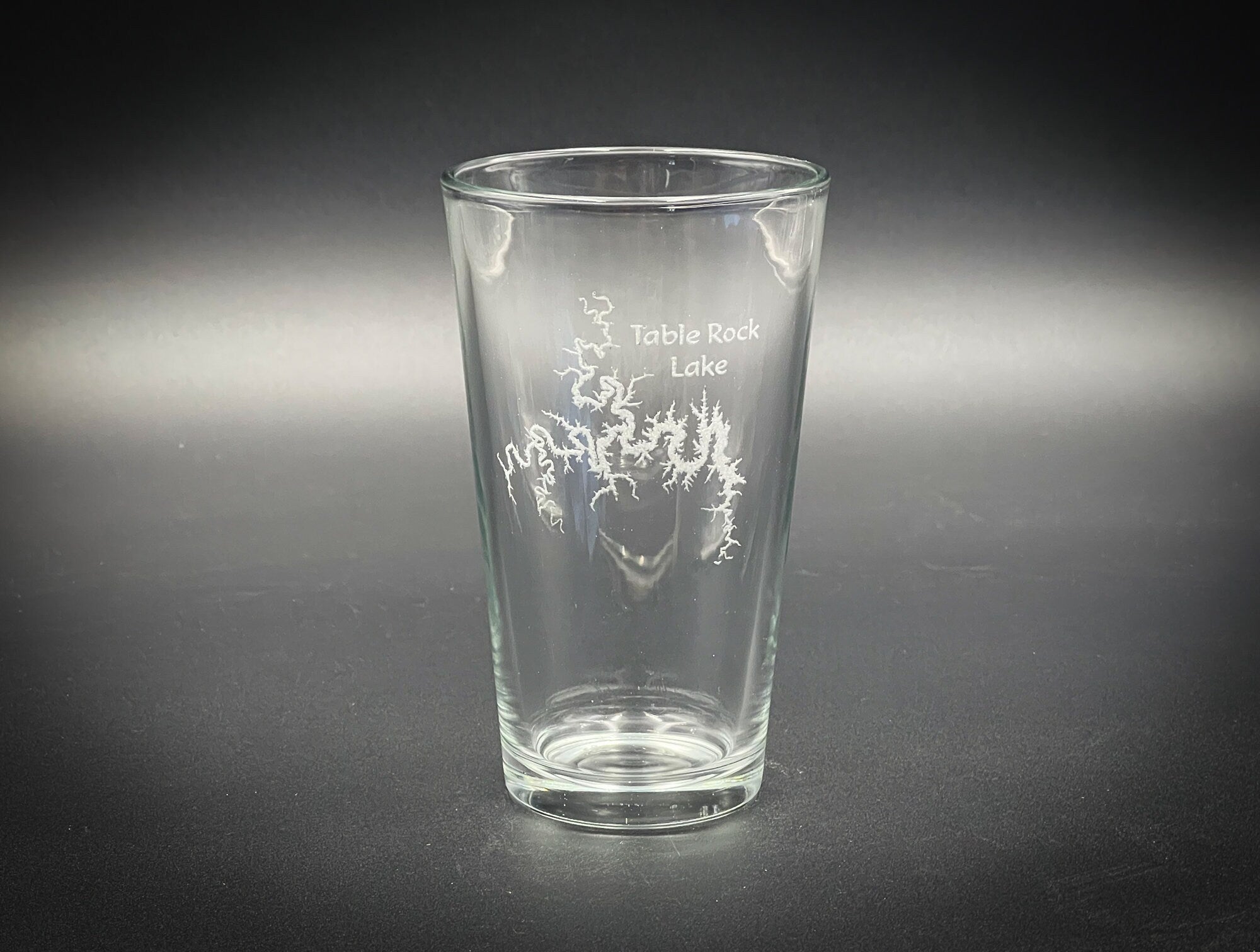Table Rock Lake Missouri - Laser engraved pint glass